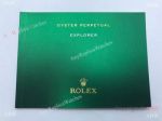 Replica Rolex Explorer Green Instruction Manual English